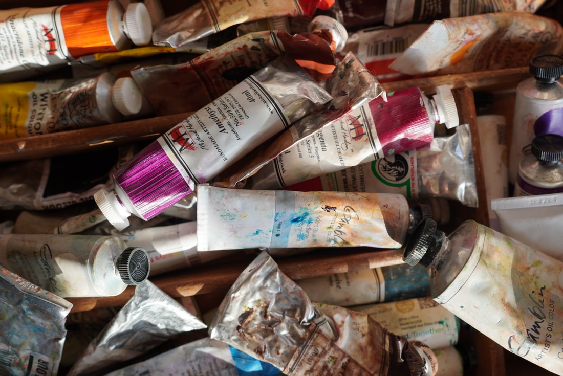 Paint in the studio